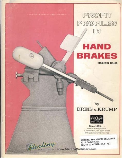 Chicago steel hand brake manual